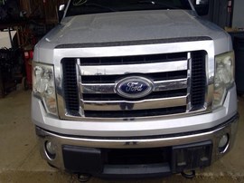 2012 FORD F-15, SILVER, XLT MODEL, CREW CAB, 3.5L TURBO, 4X4, F26356